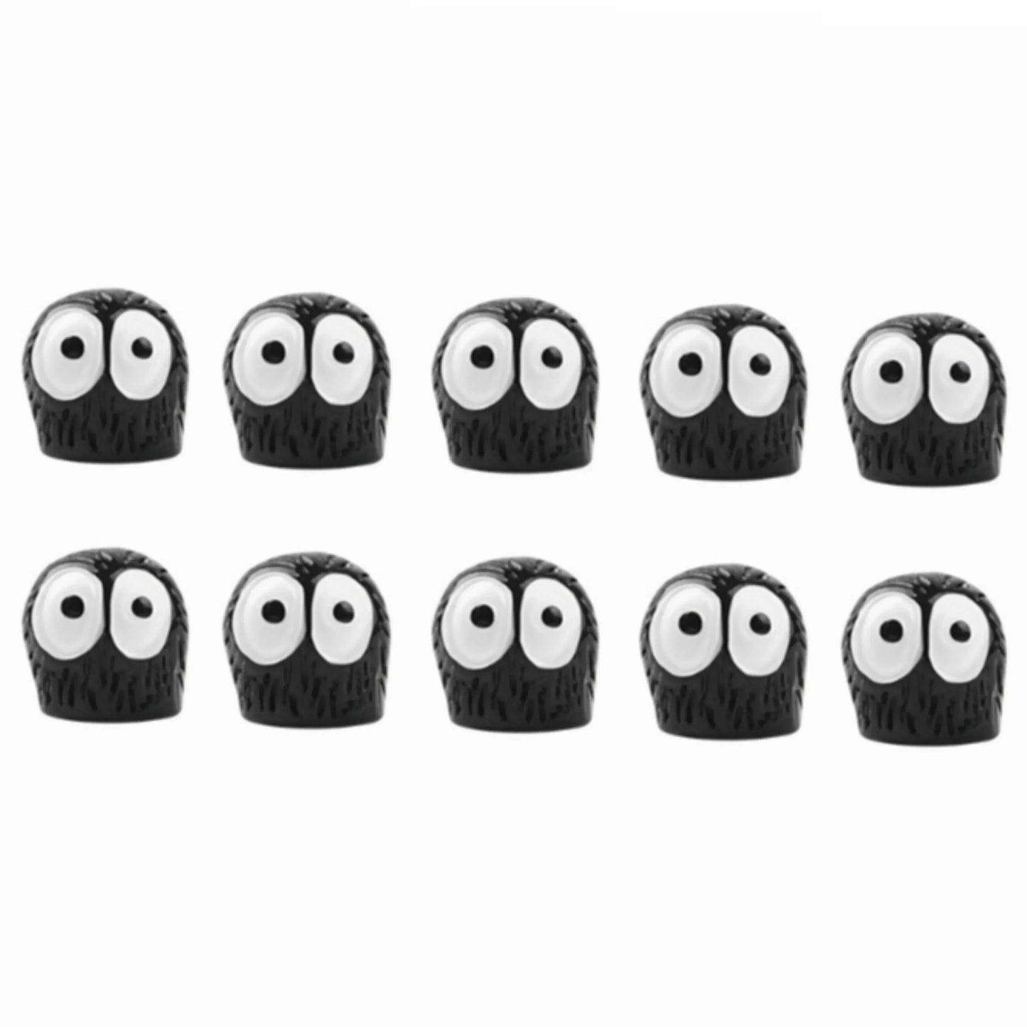 Cute Black Elf Car Interior Decorations 5/10/20 Pack - Funny Auto Console & Rearview Mirror Ornaments