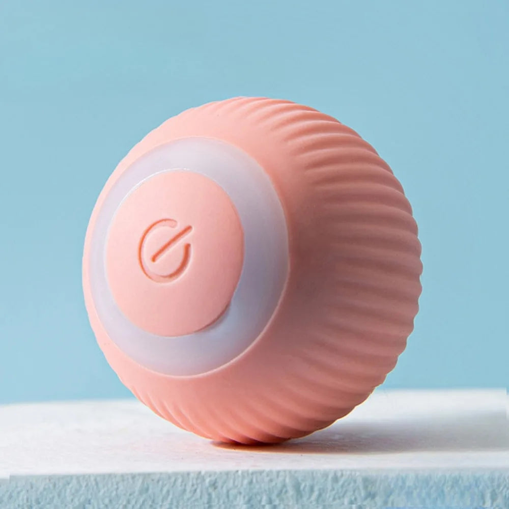 Interactive Smart Cat Ball Toy Automatic Rolling Electronic Indoor Pet Toy with USB-C Charger (1.7 in / 4.3 cm)