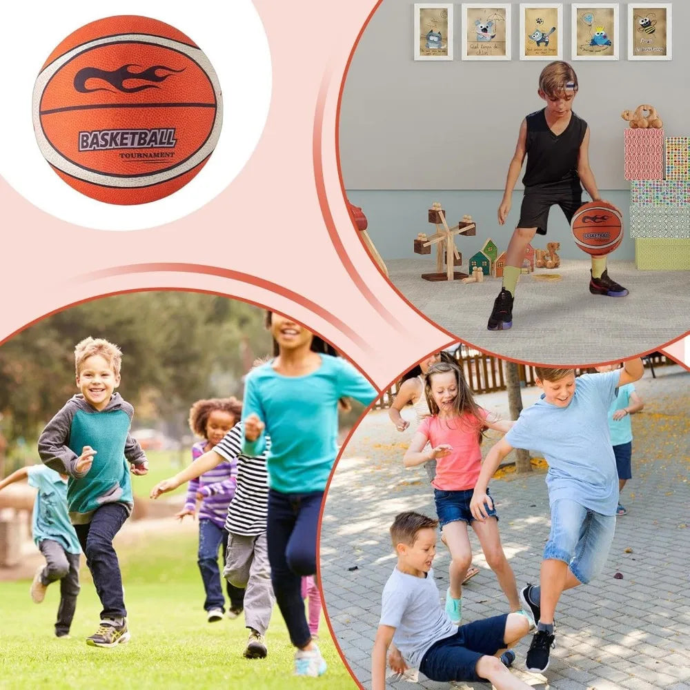 Silent Indoor Basketball - Low-Noise Sponge Training Ball, Size 7 (29.5 in / 75 cm)
