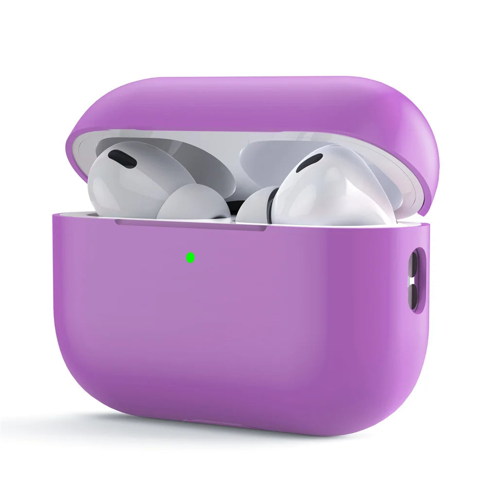 Ultra-Thin Silicone Earbud Case — Protective Charging Case Cover for True Wireless Earbuds (Lightweight, Anti-Slip)
