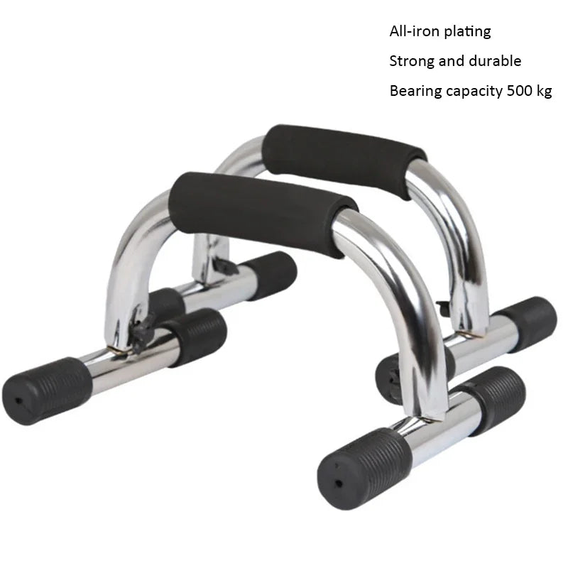 250 kg (551 lb) Heavy-Duty Push-Up Bar Stands - Pair Paralettes for Chest, Arms & Core