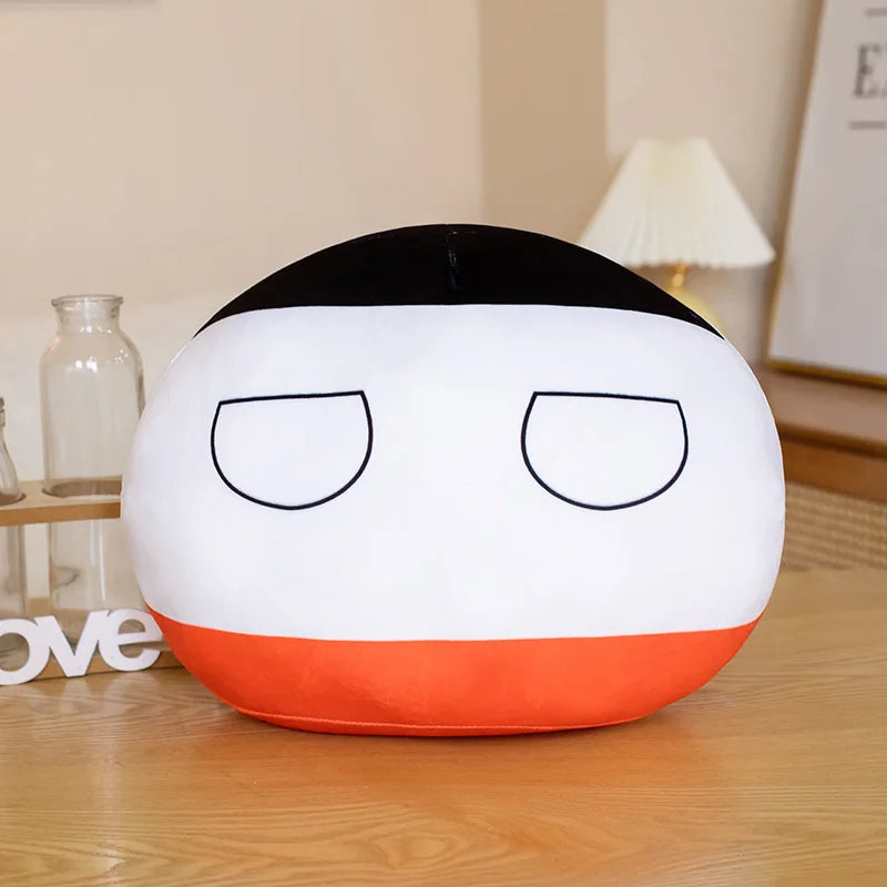 Polandball Countryball Plush Keychain 10 cm (3.9 in) 70 Designs Country Ball Pendant Stuffed Toy for Kids