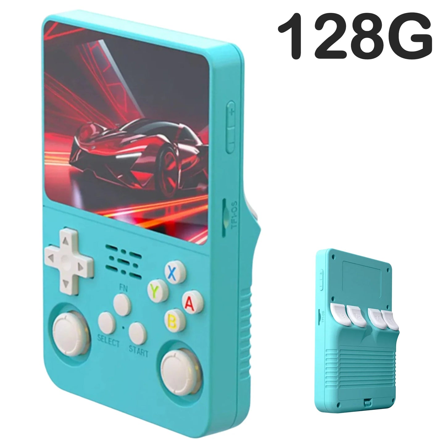 Retro Handheld Game Console 3.5-inch (8.9 cm) IPS — 15,000+ Games, 64/128GB Storage, Linux Pocket Player, 3000mAh Battery