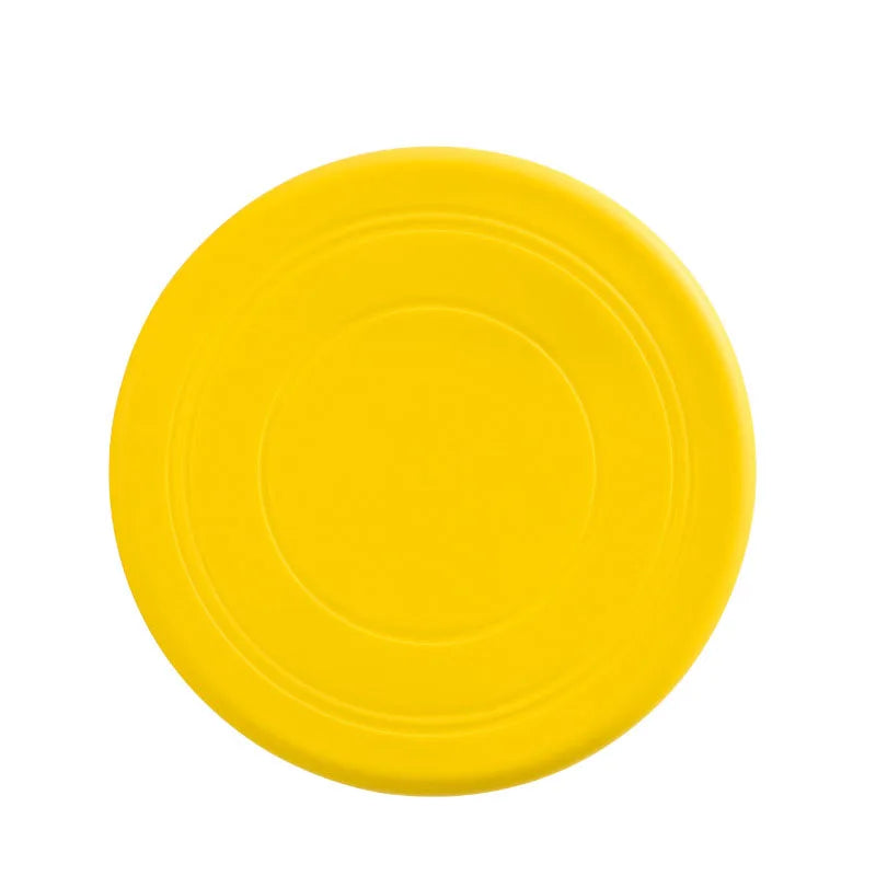 7-Color Silicone Flying Disc Dog & Cat Toy – 7" (17.8 cm) Chew-Resistant Interactive Toy for Puppy Training & Fetch