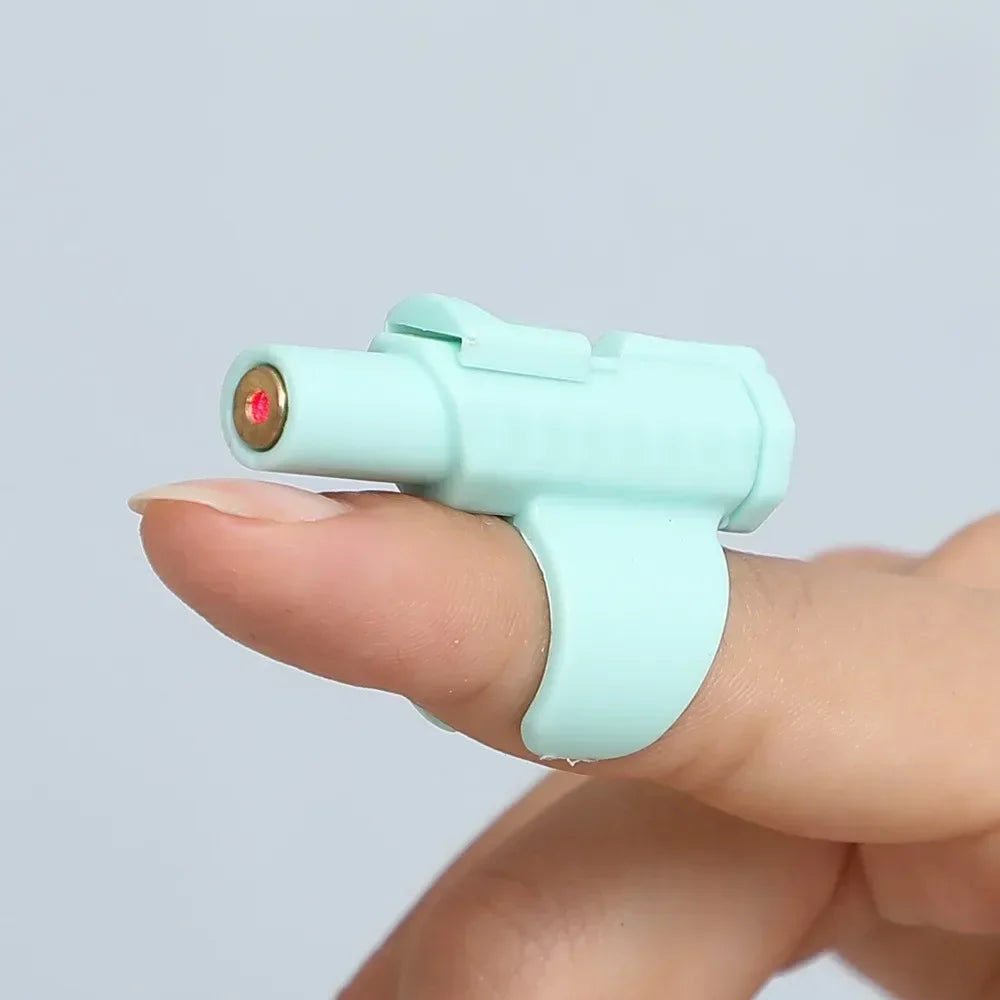Portable Mini Laser Cat Toy Finger Sleeve Interactive Infrared Teaser for Cats