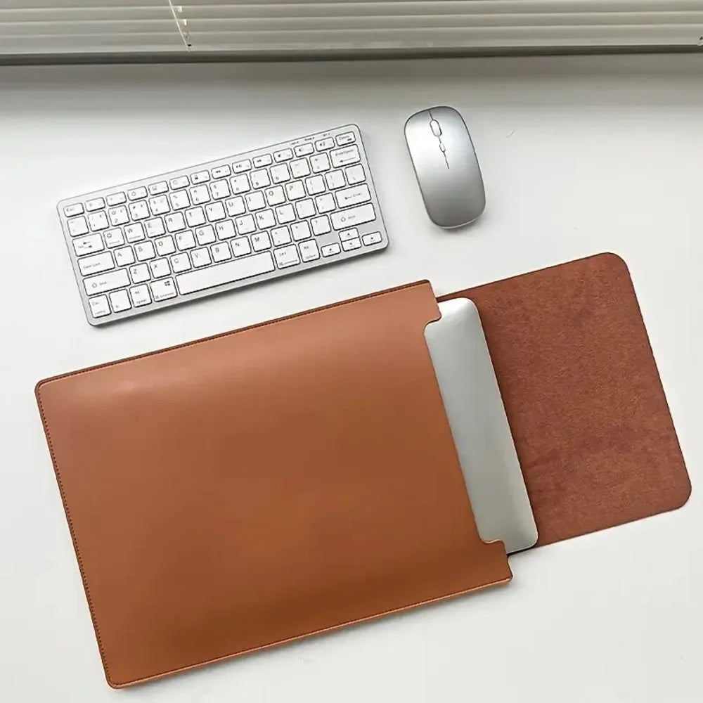 PU Laptop Sleeve for 11–16 Inch Notebooks — 13.3/14/15/15.6/16-Inch Protective Notebook Case