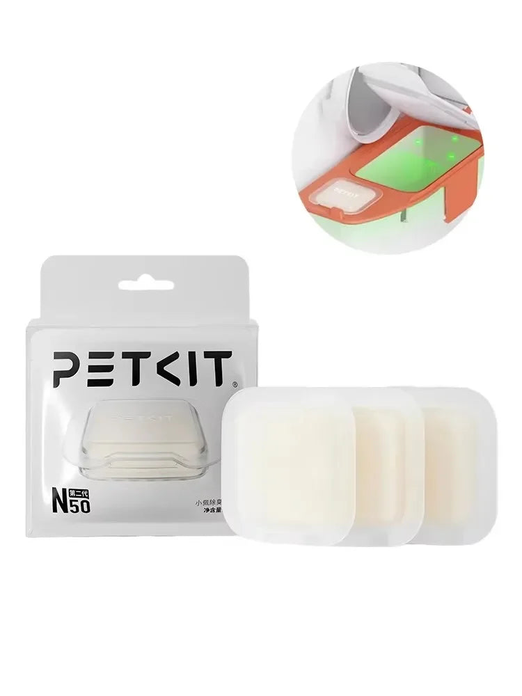 Deodorant Cube Refill for Automatic Cat Litter Box, 3-Pack (5 x 5 x 1 cm / 1.97 x 1.97 x 0.39 in) Odor Control
