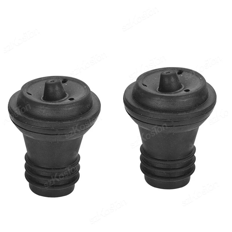 Wine Vacuum Stopper – Black Silicone Rubber Wine Saver Bottle Stopper, Fits 20–25 mm (0.79–0.98 in)