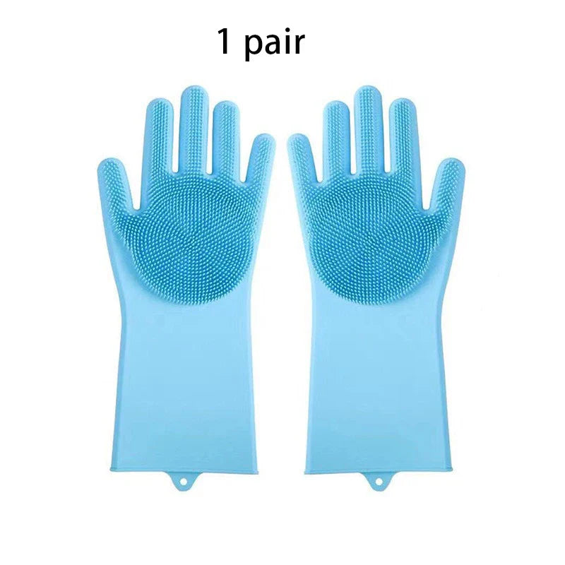2-Pack Pet Grooming Gloves for Dogs & Cats – Bathing, Massage & Hair Removal