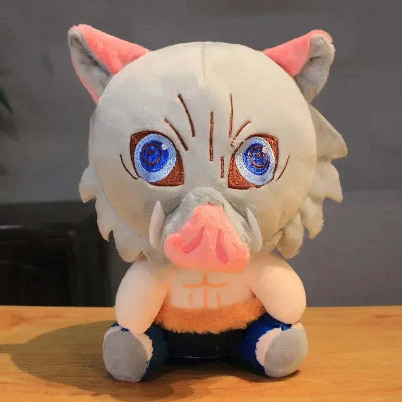 Demon Slayer 20cm (7.9 in) Plush Dolls - Anime Kimetsu No Yaiba Tanjirou Nezuko Zenitsu Kyojuro Soft Stuffed Toys for Kids & Collectors