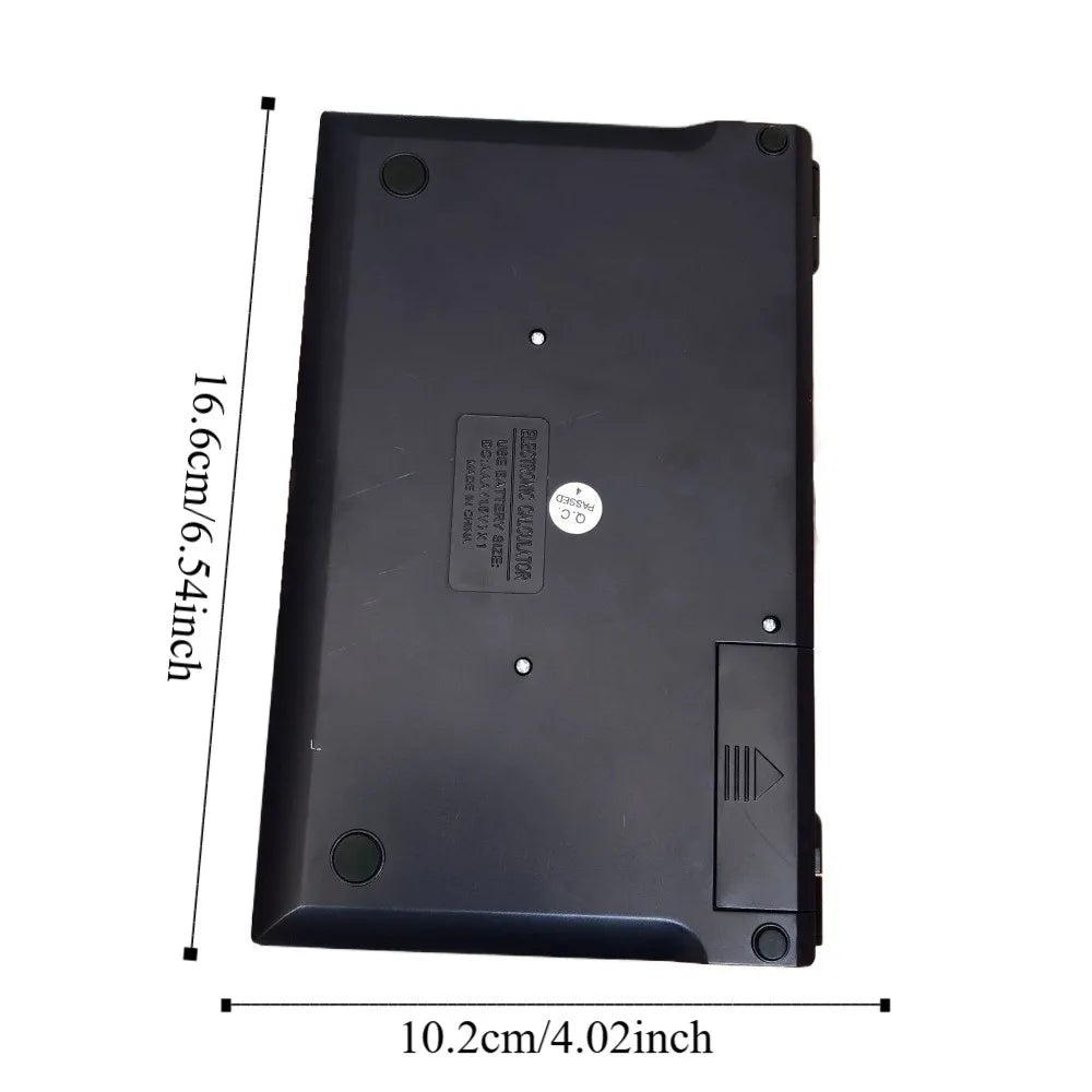 Foldable Flip Cover Solar Calculator Portable 12-Digit Large LCD Financial Office Calculator