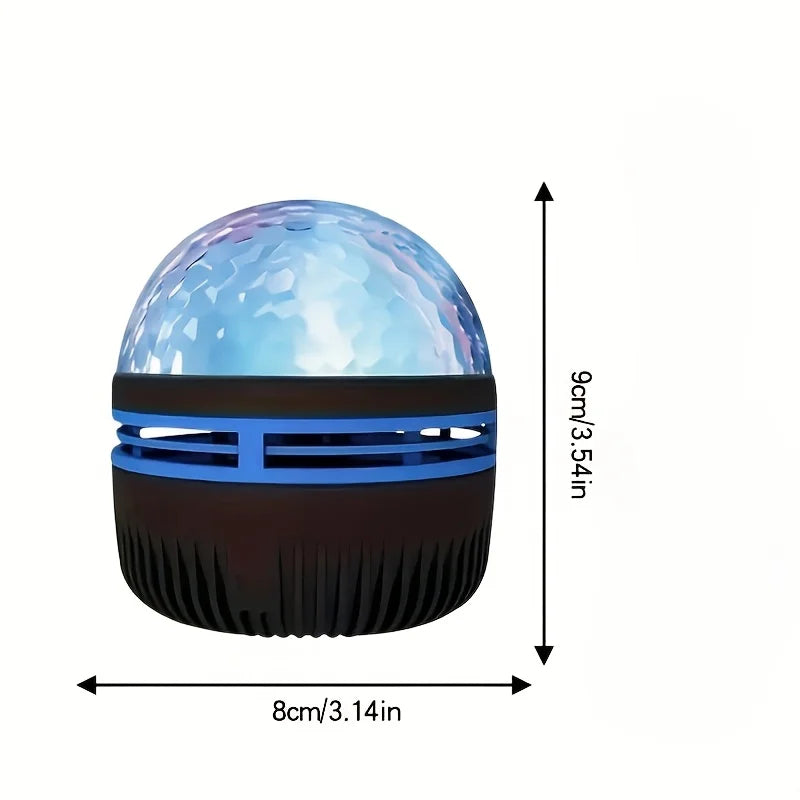 Starry Night Sky Projector LED USB Remote RGB Galaxy Night Light - 7 Modes for Bedroom Party Bar
