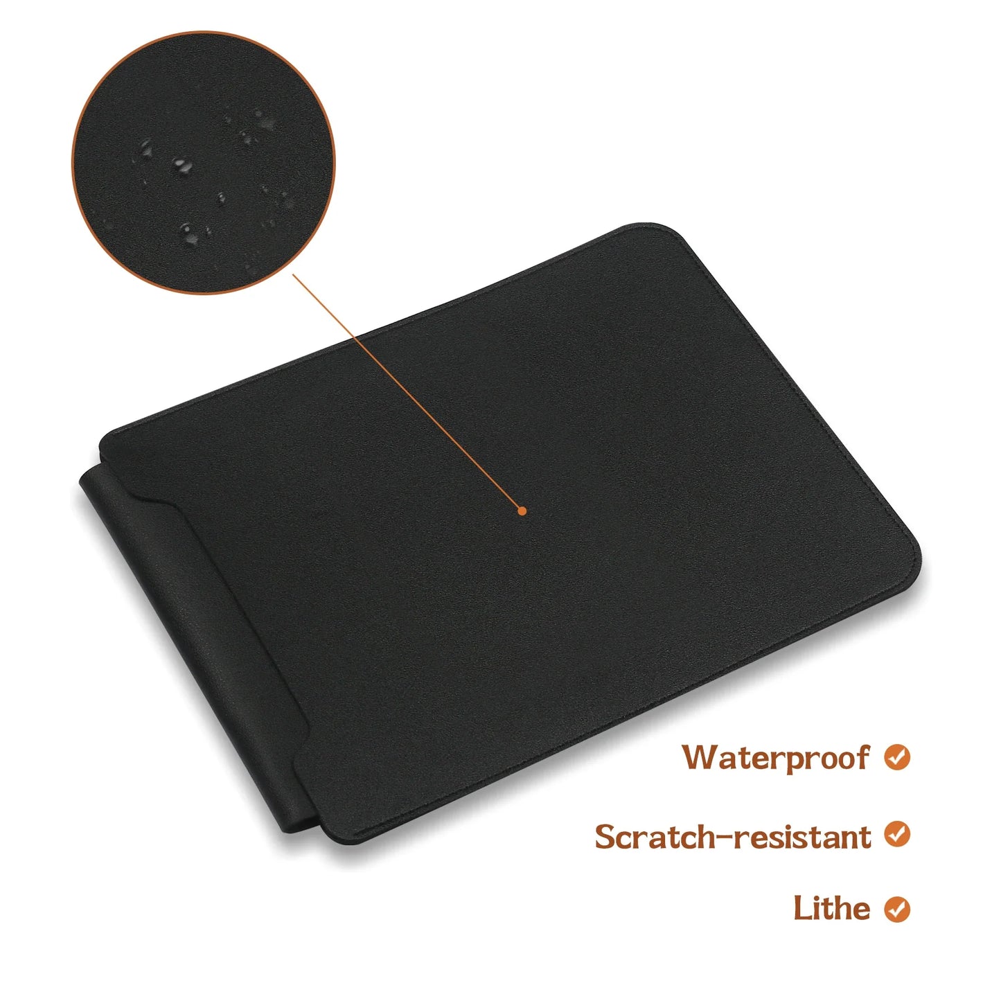PU Laptop Sleeve for 11–16 Inch Notebooks — 13.3/14/15/15.6/16-Inch Protective Notebook Case