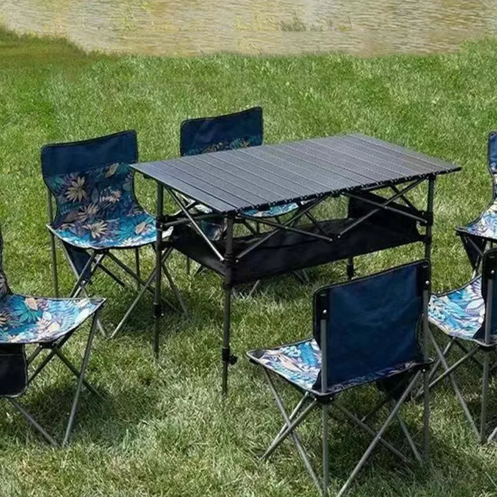 Lightweight Foldable Camping Table with Carry Bag, Portable Outdoor Picnic Beach BBQ Table