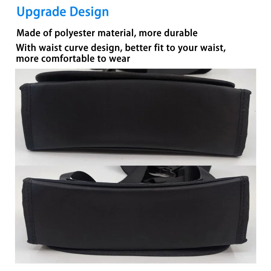 Multi-Pocket Waist Cash Bag with Euro Coin Dispenser Waiter & Cashier Coin Organizer