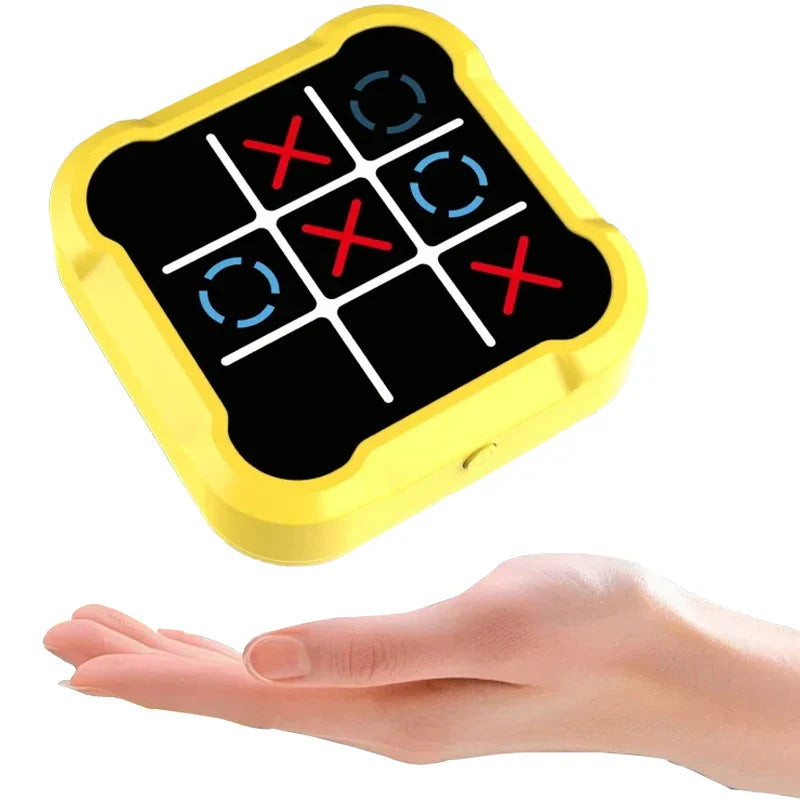 Portable Electronic Tic Tac Toe Game for Kids Educational Strategy Interactive Parent-Child Brain Toy