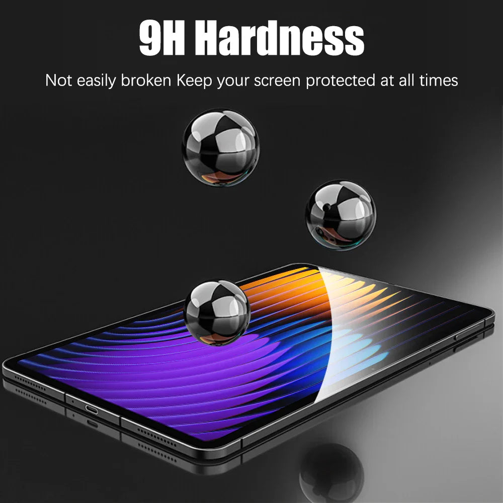 2-Pack Tempered Glass Screen Protector for 11.2-inch (28.4 cm) & 12.4-inch (31.5 cm) Tablets with 2 Camera Lens Covers