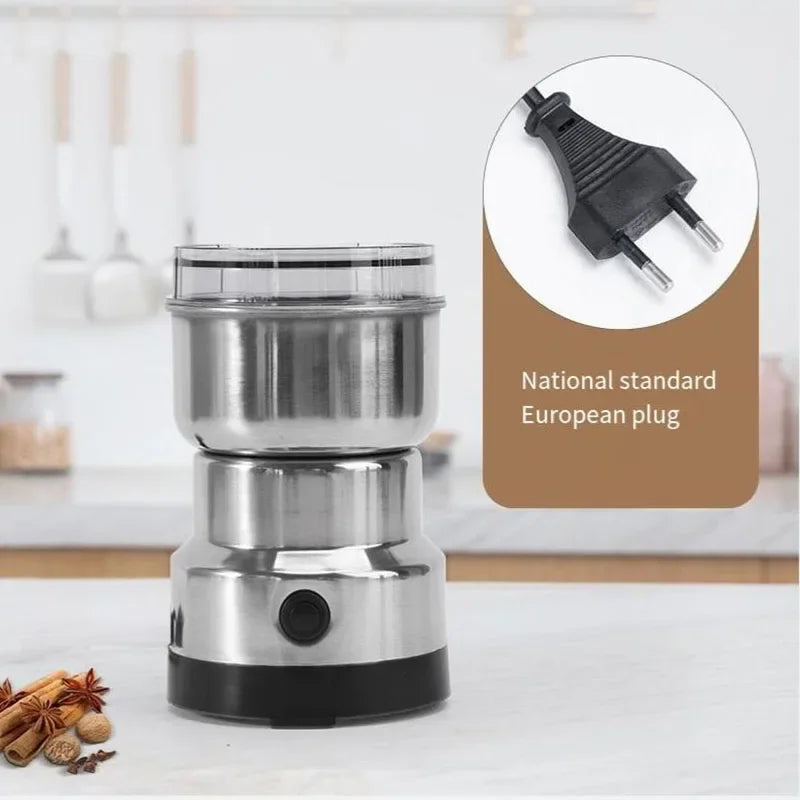 4-Blade Electric Coffee and Spice Grinder – Multifunction Nut, Bean and Grain Chopper for Home Kitchen