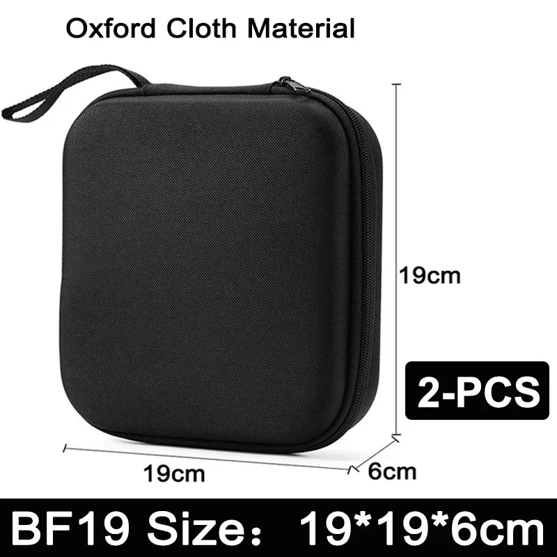 EVA Hard-Shell Earphone Case — Mini Portable Zipper Pouch & Cable Organizer for USB, Chargers, Memory Cards