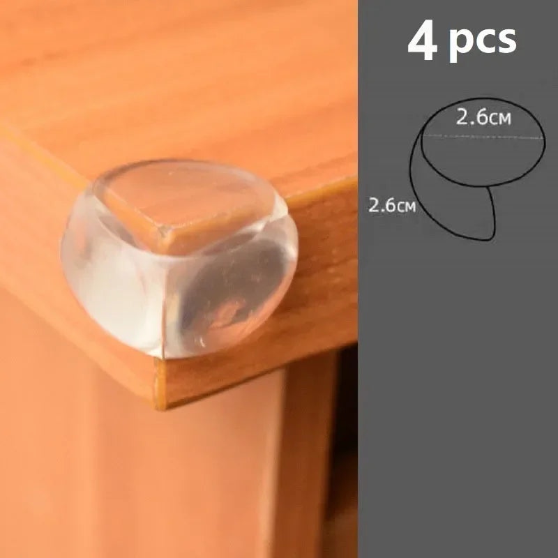 Baby Corner Protectors - Soft PVC Table Edge Guards for Child Safety, Anti-Collision Bumpers (4-Pack / 10-Pack)