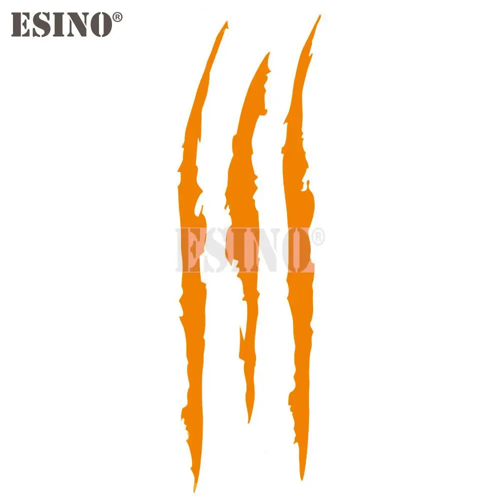 Ghost Claw Car Decal Vinyl Sticker - Claw Scratch Headlight & Body Stripe Graphic, PVC, Multiple Sizes (22 x 6.5 to 120 x 35.5 cm / 8.7 x 2.6 to 47.2 x 14 in)