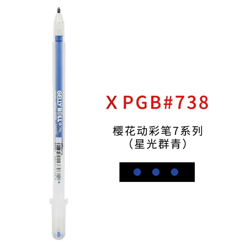 White Opaque Gel Pens 3-Pack – Fine 0.5mm, Medium 0.8mm, Bold 1.0mm for Journaling, Art & Drawing