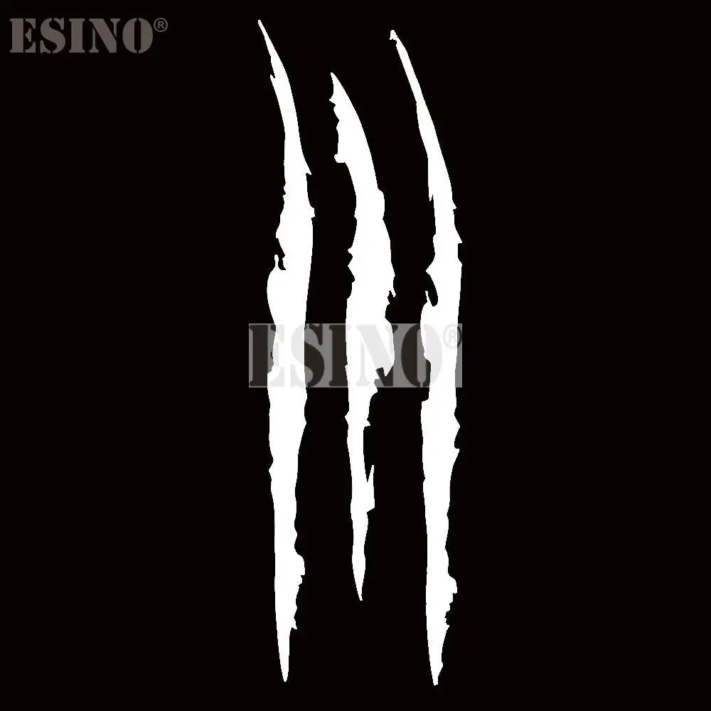 Ghost Claw Car Decal Vinyl Sticker - Claw Scratch Headlight & Body Stripe Graphic, PVC, Multiple Sizes (22 x 6.5 to 120 x 35.5 cm / 8.7 x 2.6 to 47.2 x 14 in)