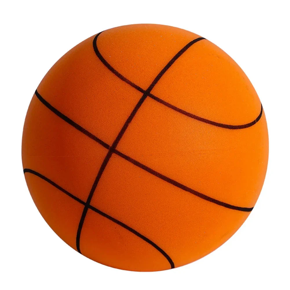 Silent Foam Basketball for Kids – Indoor Squeezable Bounce Ball, Diameter 18/21/24 cm (7.1/8.3/9.4 in)