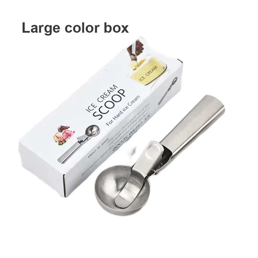 Stainless Steel Dual-Purpose Ice Cream & Fruit Scoop Multifunctional Kitchen Utensil