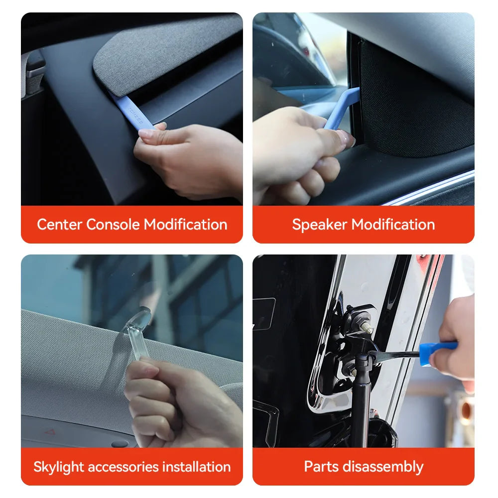 Universal Car Trim Removal Tool Kit – 5-Piece Panel & Door Clip Pry Tools for Auto Interior