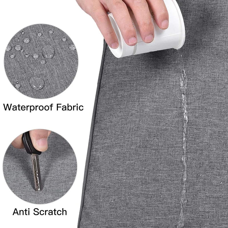 Waterproof Canvas Laptop Sleeve — Padded Protective Case for 11/12/13/14/15/15.6-inch (28–40 cm) Laptops