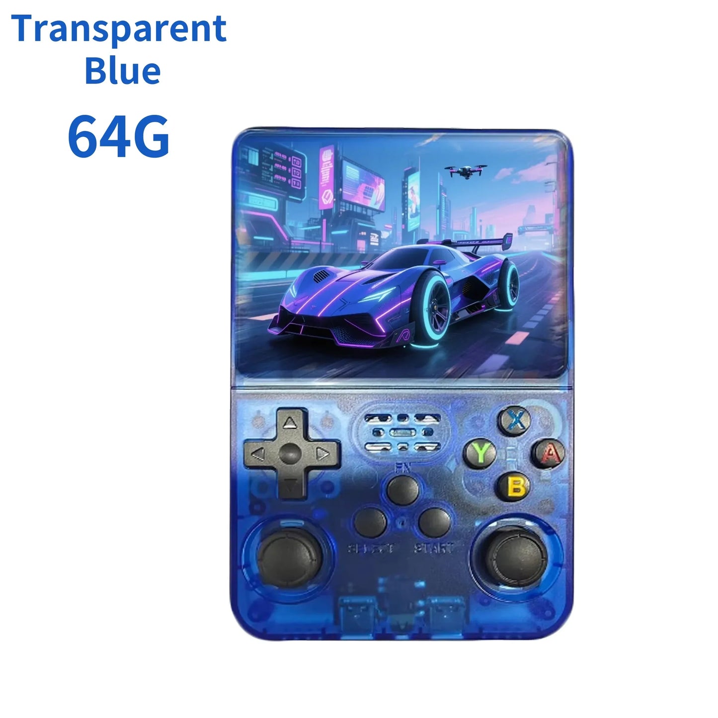 Retro Handheld Game Console 3.5-Inch IPS 640x480, 15,000+ Classic Games, 3200mAh Battery, Bluetooth Portable Pocket Player