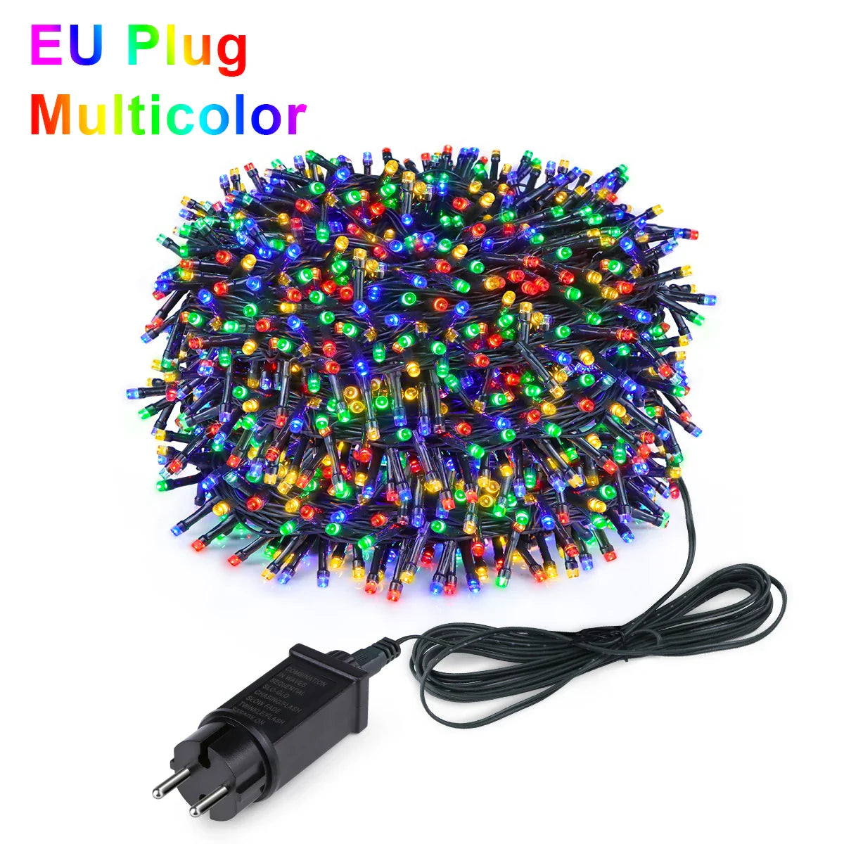 Waterproof LED Fairy String Lights — White, Warm White & Multicolor (IP65) for Curtains, Weddings & Party Lighting