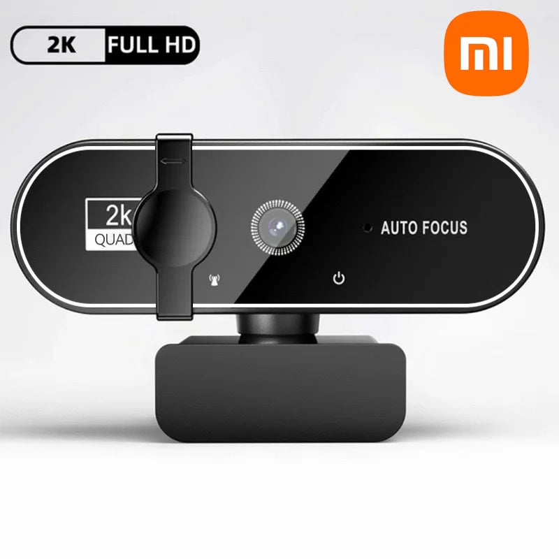 4K USB Webcam with Autofocus & Built-in Microphone — 3840x2160 (4K) & 1080P Streaming Camera for PC/Laptop