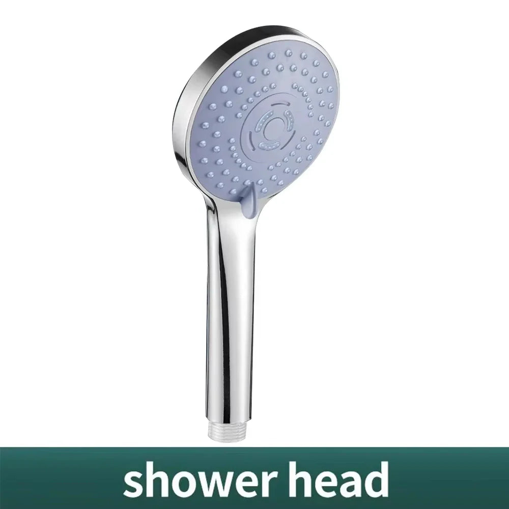 3-Piece Bathroom Shower Set – 5-Mode High-Pressure Handheld & Large Panel Rainfall Shower Head