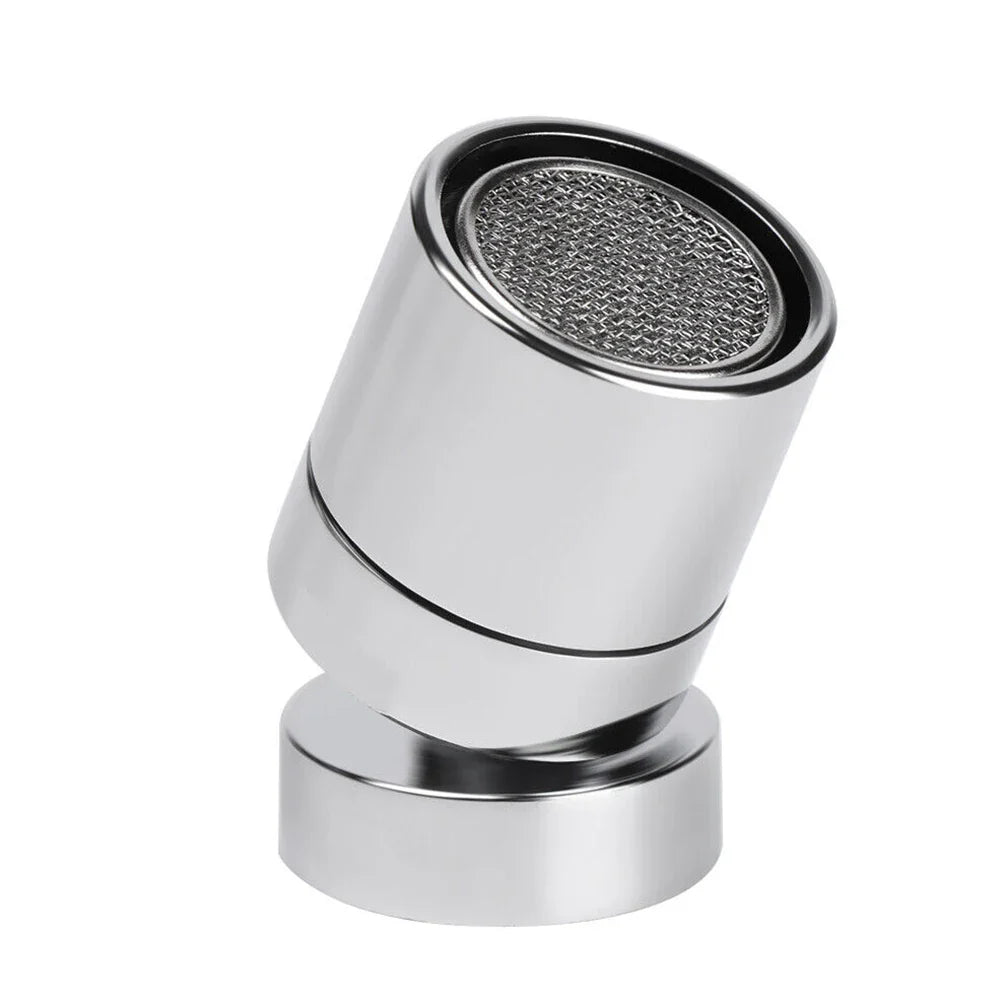360° Swivel Faucet Aerator – Splash-Proof Water-Saving Tap Nozzle for Kitchen & Bathroom, Fits 22mm (0.87 in) Female & 24mm (0.94 in) Male