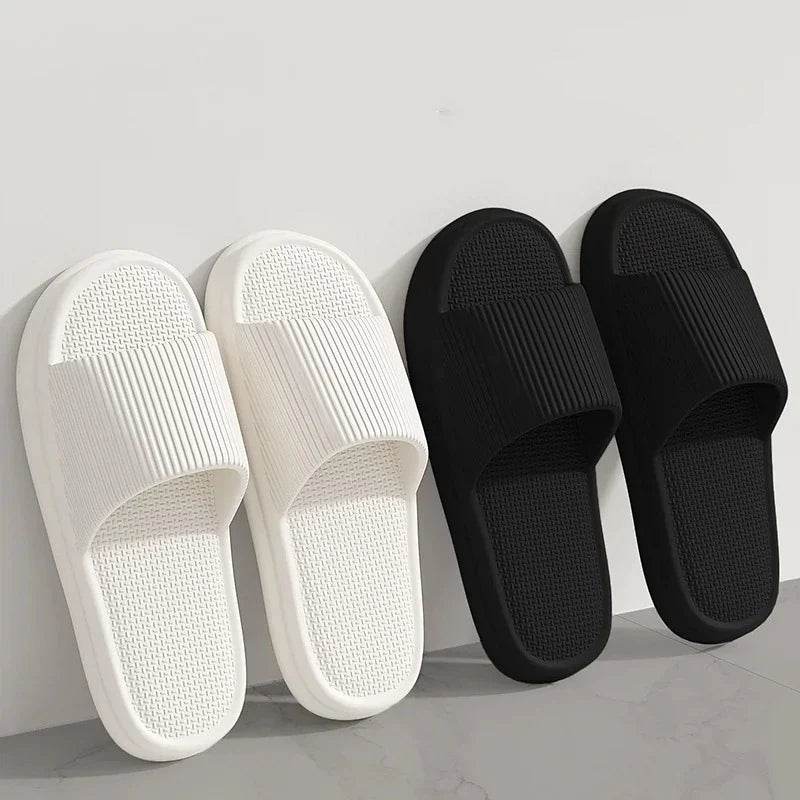 EVA Slide Sandals for Women & Men - Lightweight Non-Slip Home, Beach & Bathroom Slippers