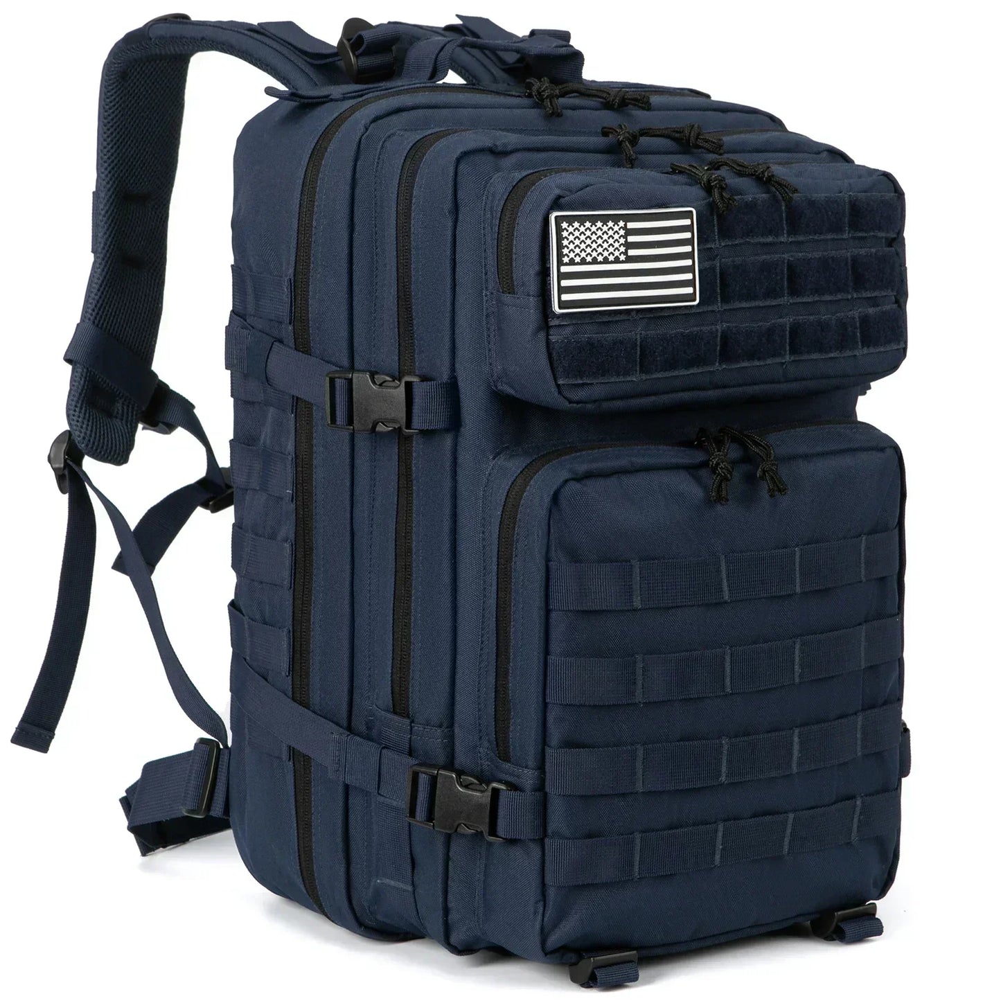 45L (2,746 cu in) Tactical Backpack — 3-Day Outdoor Hiking Camping Trekking Gym Bag for Men & Women