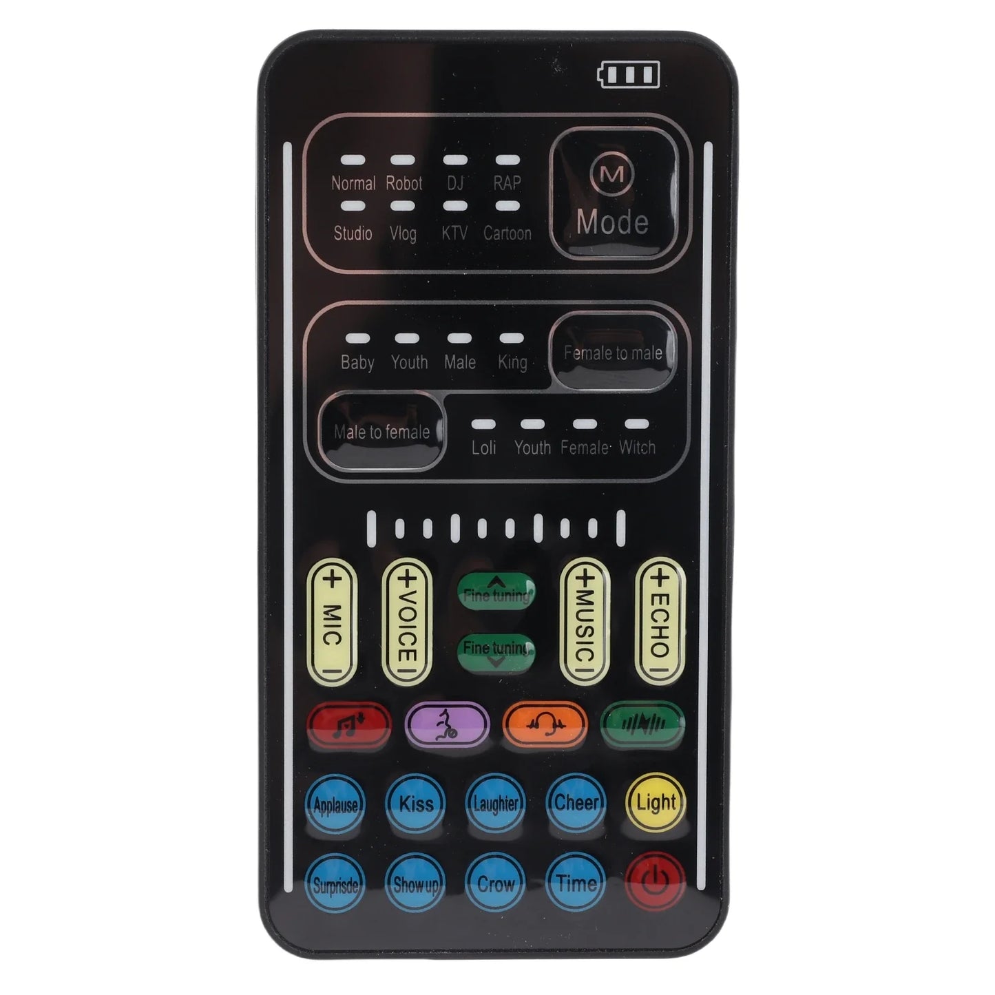 Portable Voice Changer Mini Sound Card - Multifunction Recording Set for Gaming, Streaming & PC