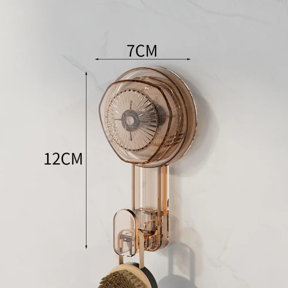 Powerful Reusable Suction Cup Hook Heavy-Duty Traceless Shower & Wall Hook 3.54 x 2.28 in (9 x 5.8 cm)