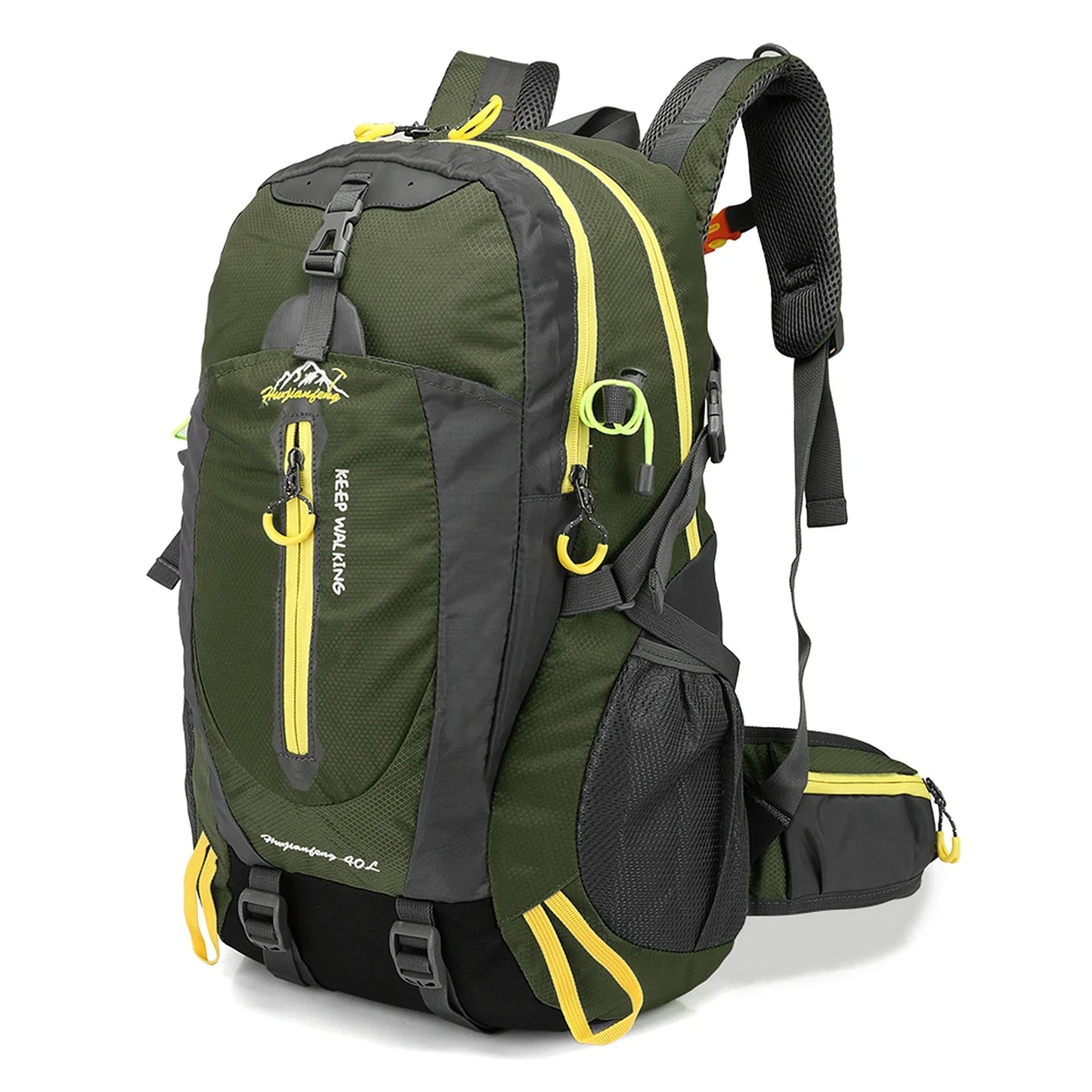40L Water-Resistant Travel Backpack - Unisex Hiking & Camping Daypack for Men & Women