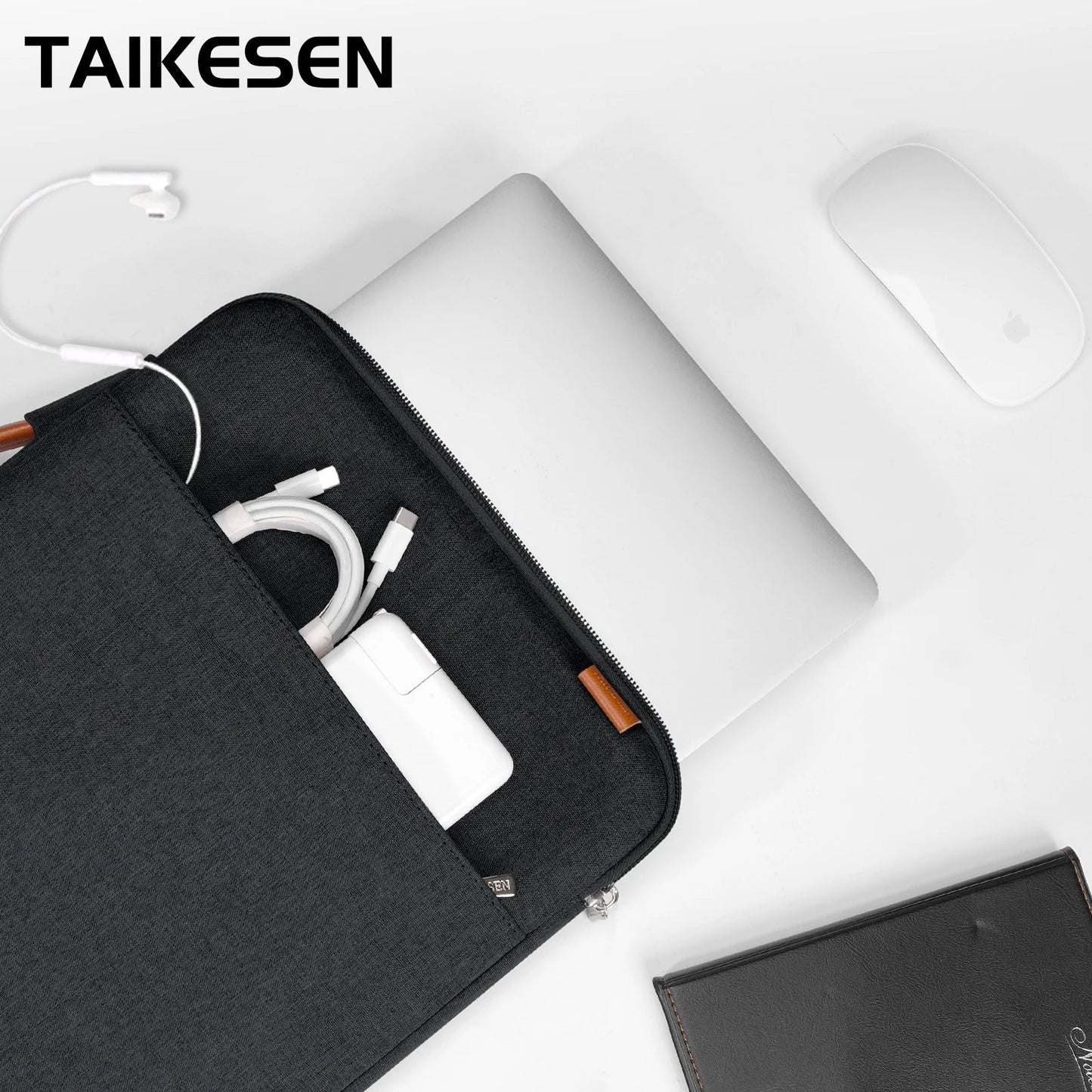 Padded Polyester Laptop Sleeve – Fits 12–16 in (30–41 cm) Laptops | 13.3, 14, 15.6 in Notebook Carrying Case