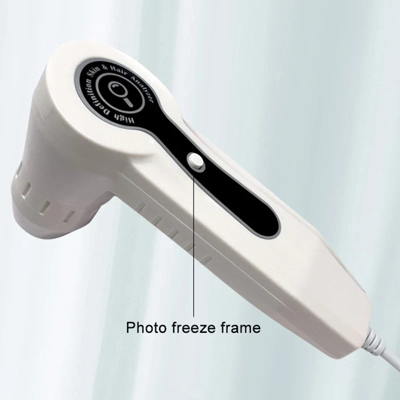 10-Inch (25.4 cm) LCD Scalp & Hair Analyzer Microscope 50X/200X Digital Skin and Follicle Detector