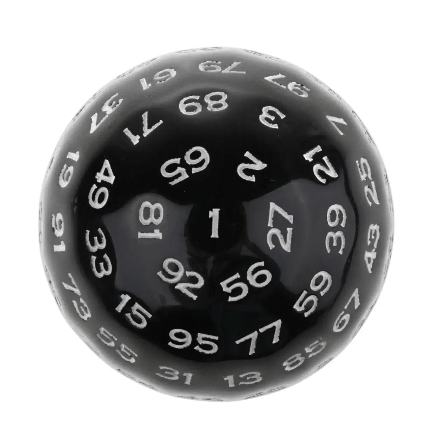 100-Sided D100 Acrylic Dice 48mm / 1.89in Polyhedral RPG Tabletop Game Accessory