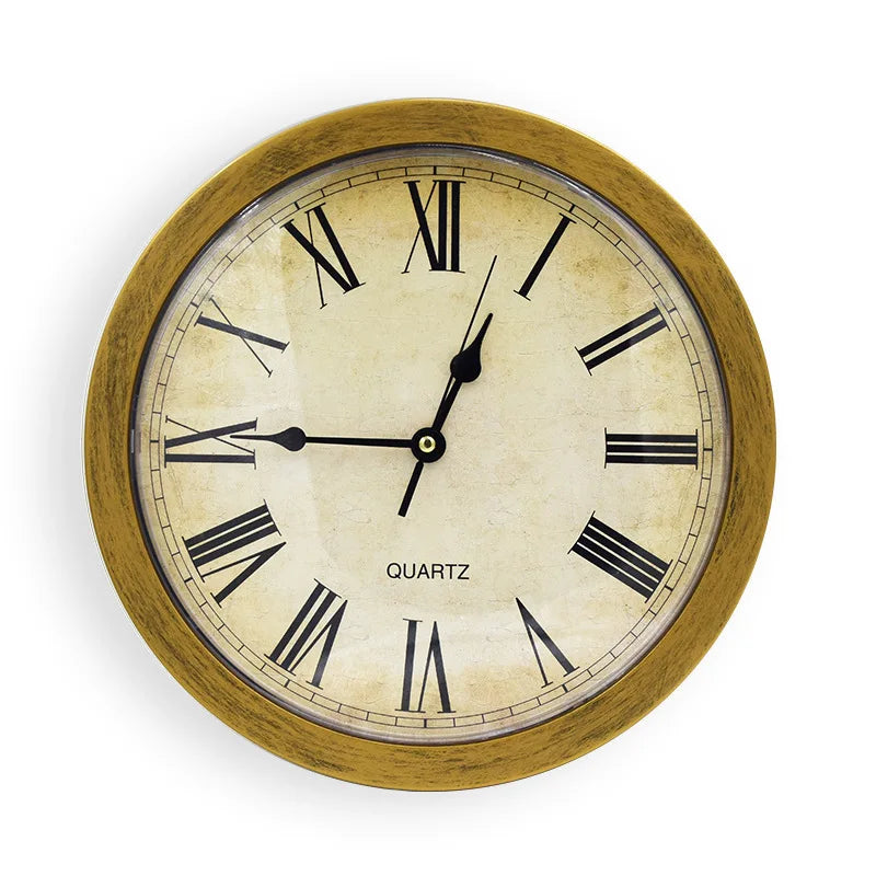 Hidden Safe Wall Clock 9.8 in (25 cm) - Secret Compartment Clock Safe for Cash, Jewelry & Keys - Silent Decorative Wall Clock