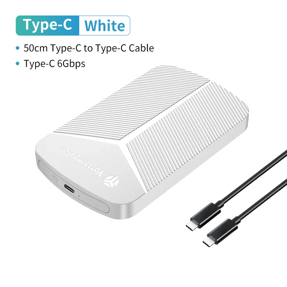 2.5-Inch SATA HDD/SSD Enclosure USB 3.0 UASP 6Gbps Adapter for Windows Mac Linux