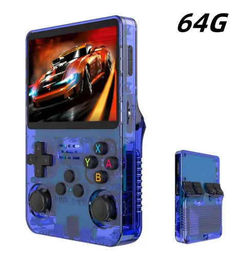 Retro Handheld Game Console 3.5-inch (8.9 cm) IPS — 15,000+ Games, 64/128GB Storage, Linux Pocket Player, 3000mAh Battery