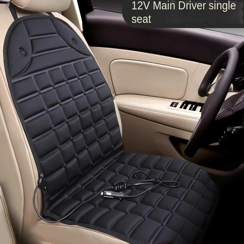 12V Heated Car Seat Cushion Quick-Heating Universal Fit 94 x 46.5 cm (37 x 18.3 in)