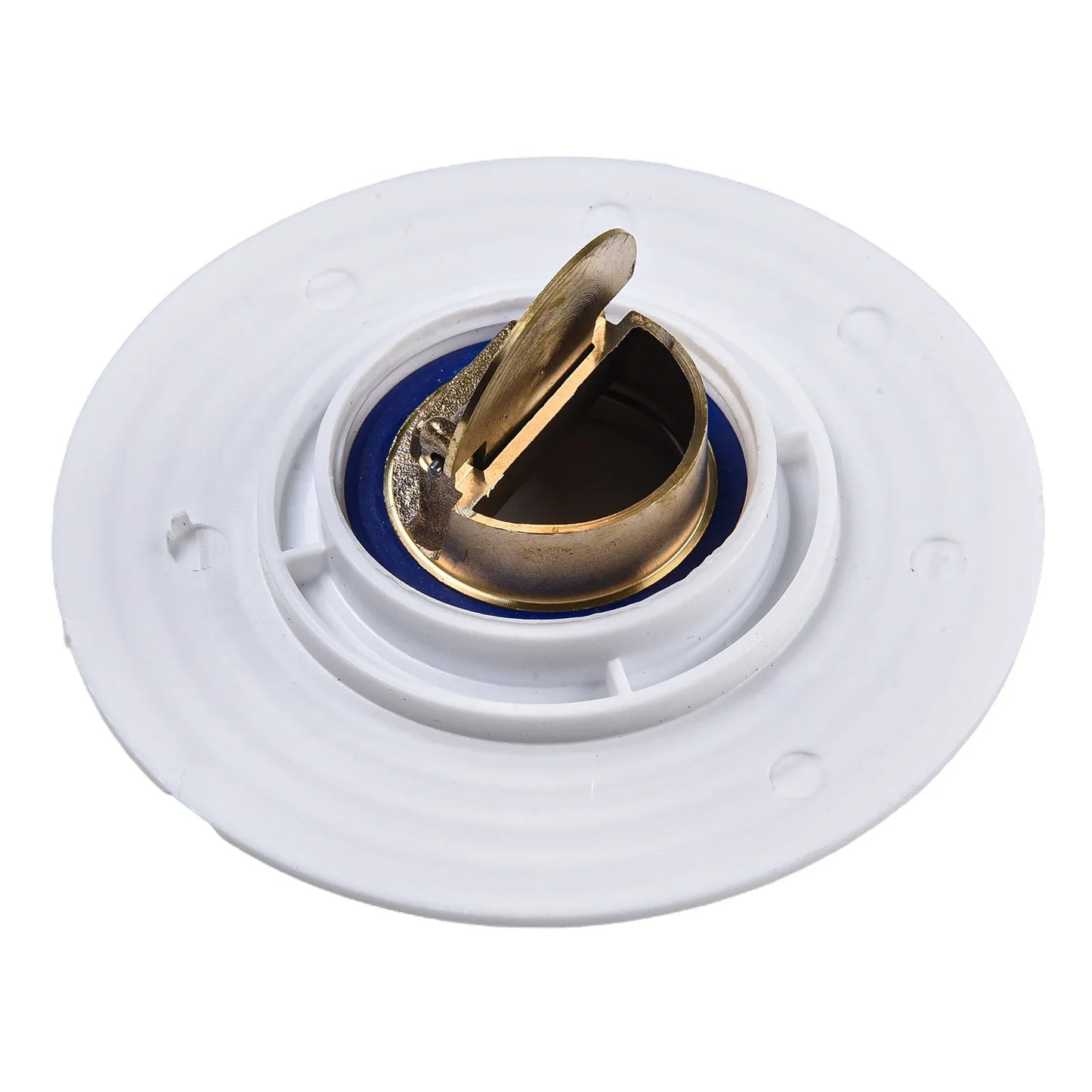 Bathroom Floor Drain Sink Strainer - Backflow Preventer, Odor & Insect Proof, Plastic/Copper Core, 100×42×45 mm (3.94×1.65×1.77 in)