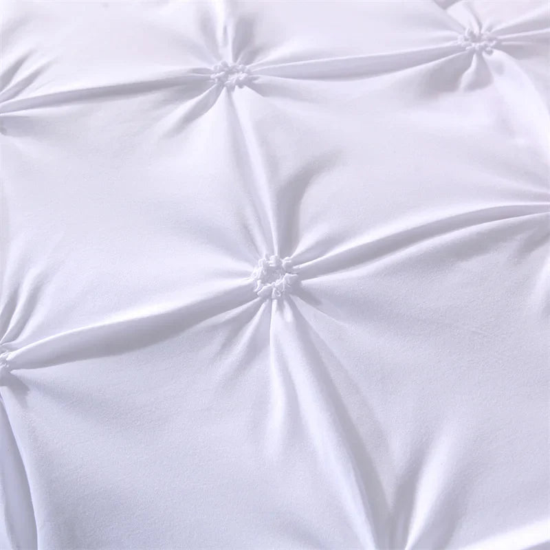Queen 3-Piece Gray Duvet Cover Set - Bed in a Bag with 2 Pillowcases (No Comforter)